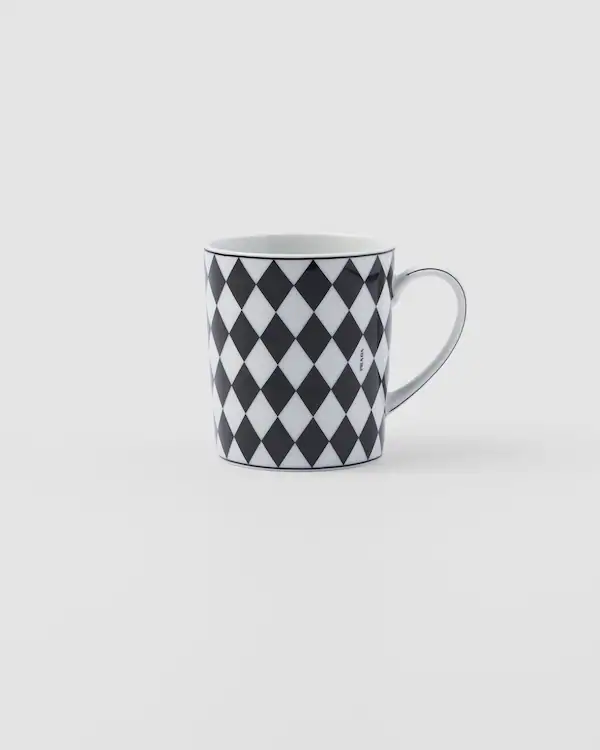 Porcelain mug - Checkerboard