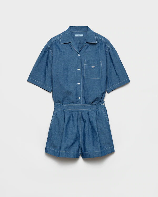Chambray jumpsuit