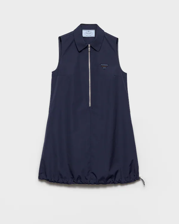 Poplin mini-dress