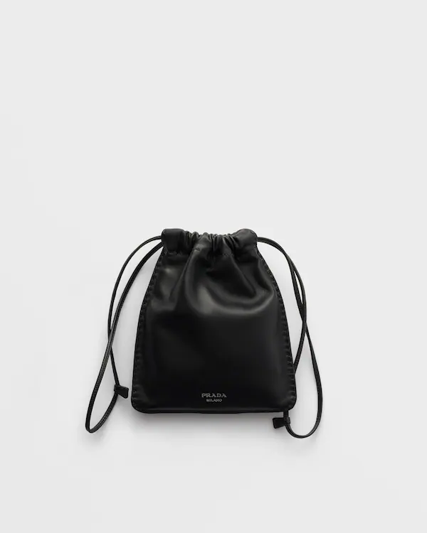 Nappa leather smartphone pouch