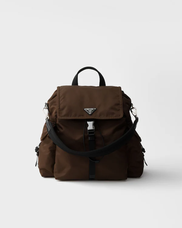 Prada Explore Re-Nylon and leather backpack