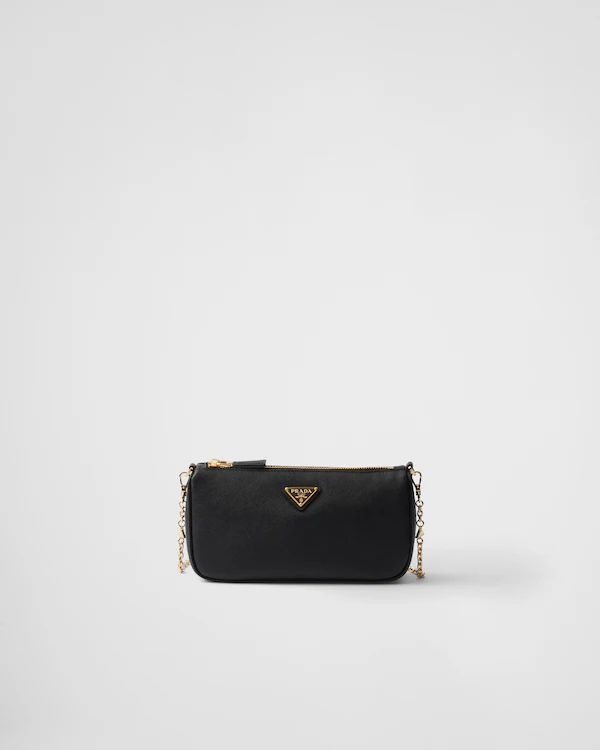 Mini Saffiano leather bag