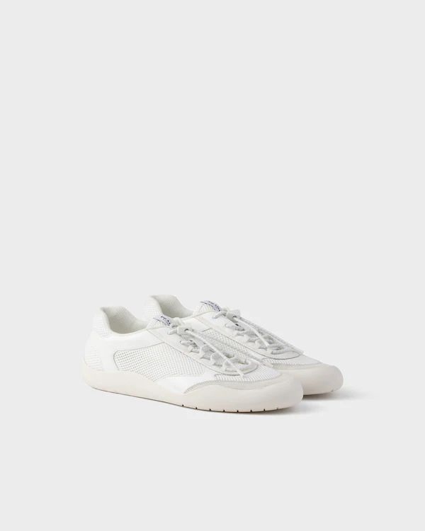 Speedrock patent leather and mesh fabric sneakers