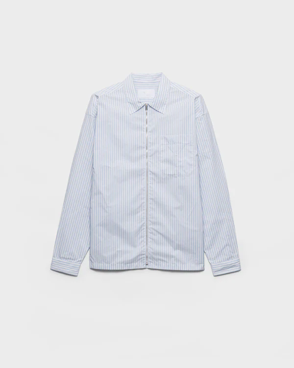 Re-Nylon zipper shirt