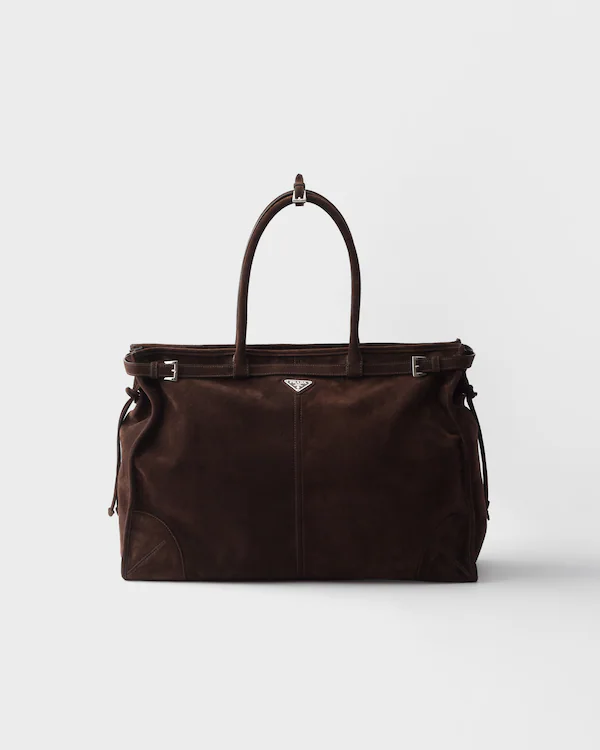 Prada Bonnie suede tote bag