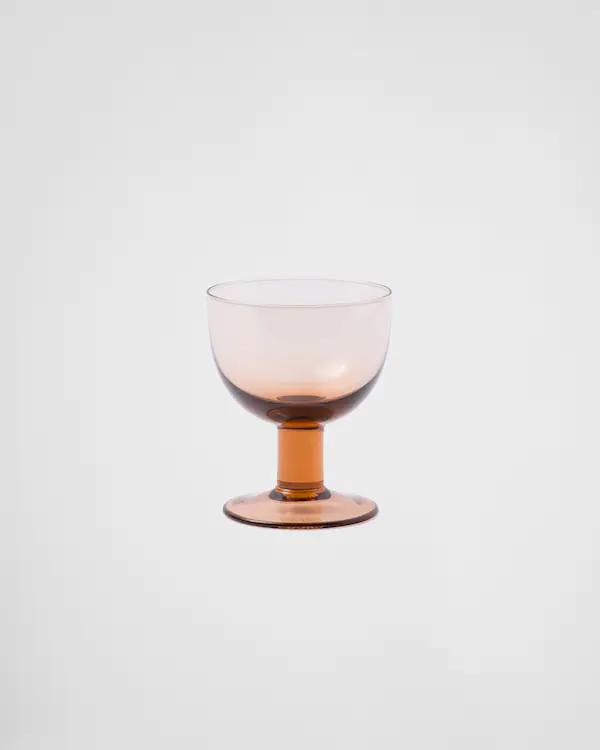 Set of two crystal water glasses - Plinth