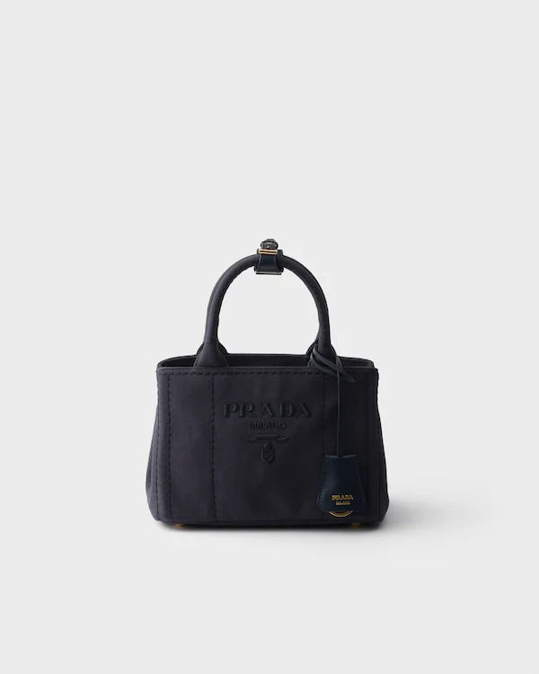 Prada Jardinière cotton canvas mini-bag