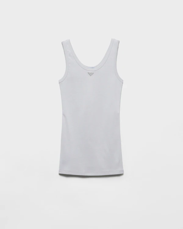 Ribbed knit tank top