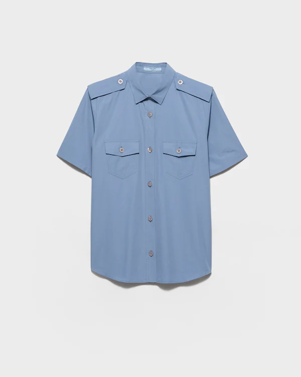 Cotton poplin shirt